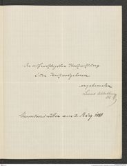 k.k. naturhistorisches Hofmuseum, Intendanzakten 1885-1896 (Hauer), Aktenzahl Z.108/1888, Seite 3